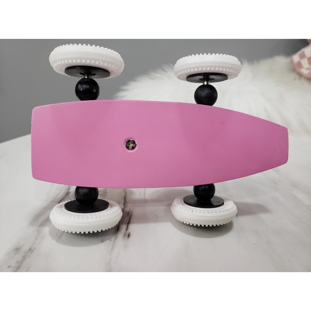 Wood Toy BRIO 5 1/4" Race Car Pink Roadster Made in Sweden - Picture 5 of 6